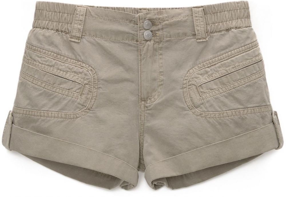 Pull&Bear Nohavice  tmavobéžová