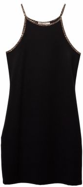 Pull&Bear Šaty  piesková / hnedá / tmavohnedá / čierna