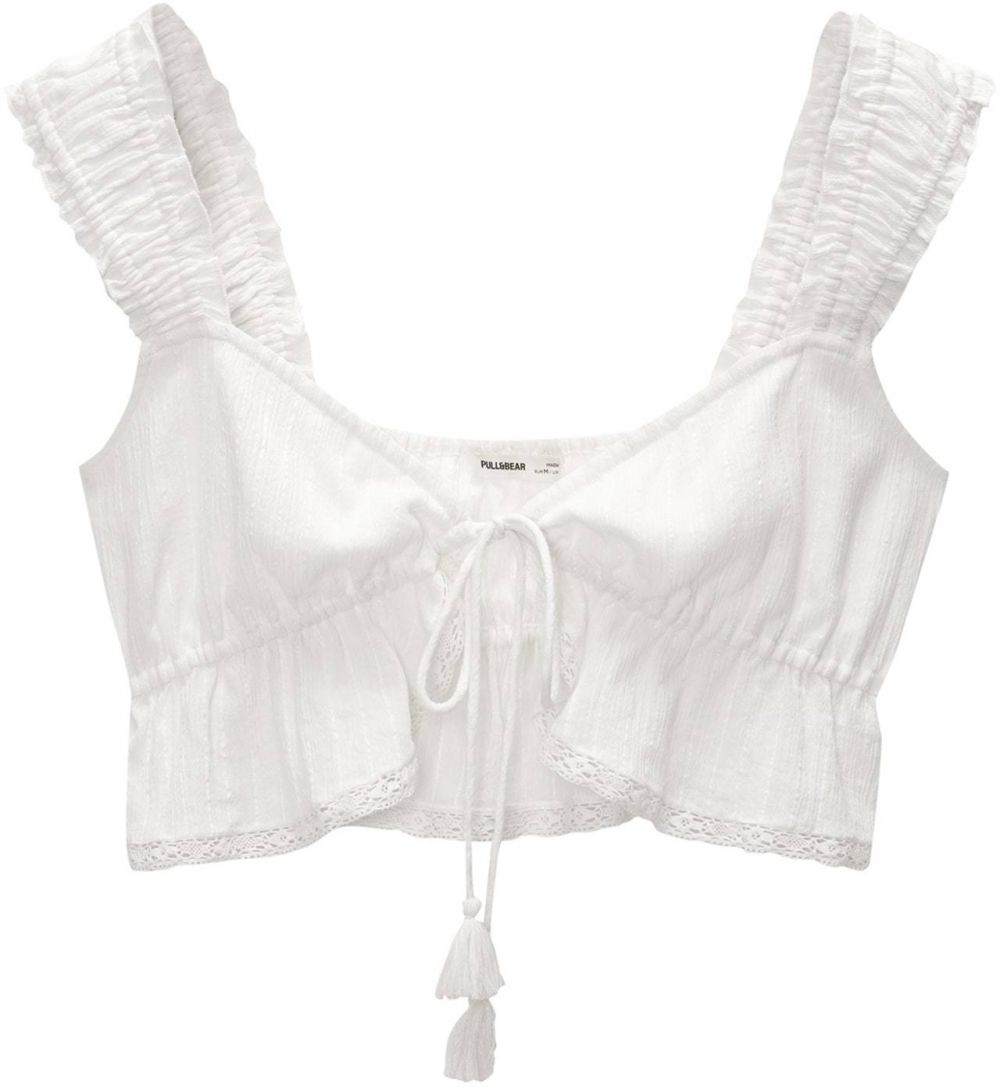 Pull&Bear Top  biela