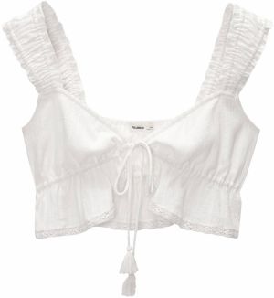Pull&Bear Top  biela