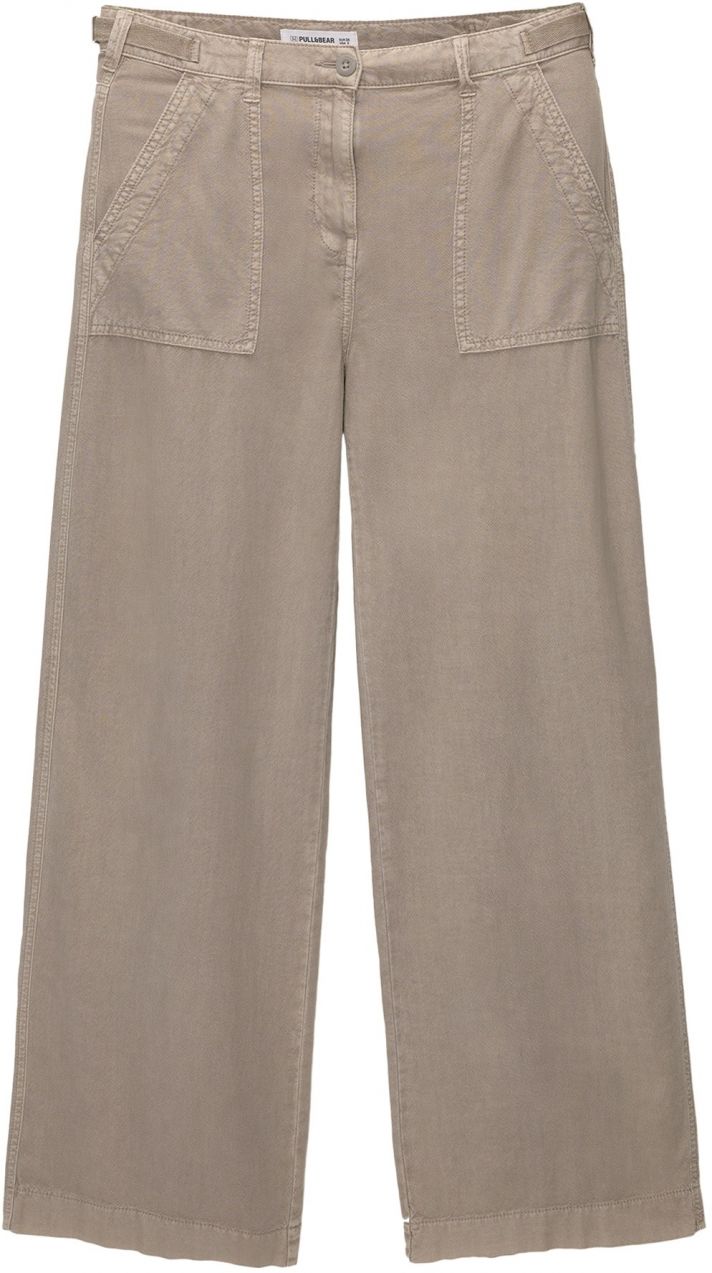 Pull&Bear Nohavice  tmavošedá