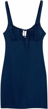 Pull&Bear Letné šaty  námornícka modrá