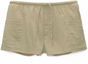 Pull&Bear Nohavice  kaki
