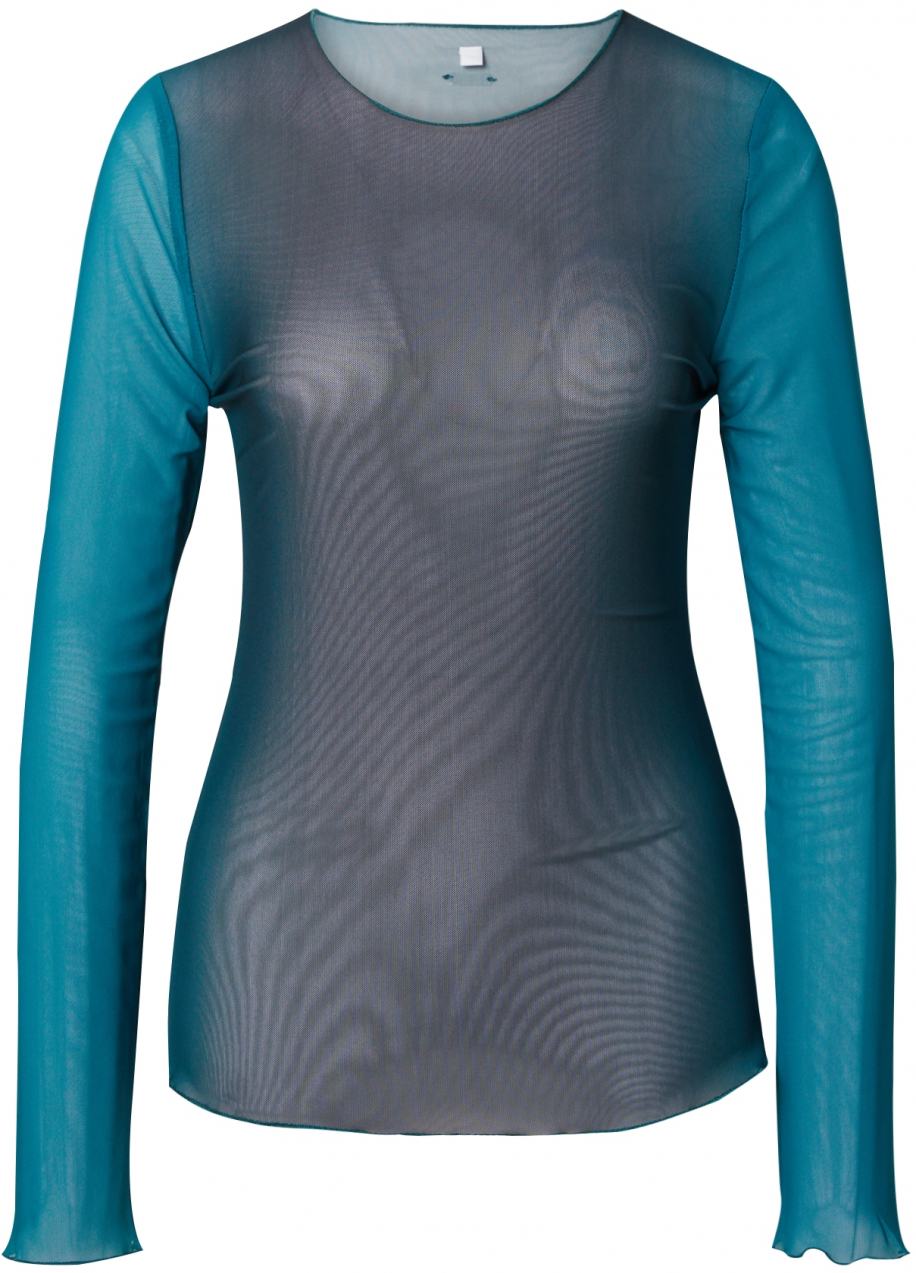 Won Hundred Tričko 'Alba'  azúrová / modrozelená / tmavosivá