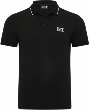 EA7 Emporio Armani Tričko  čierna / biela