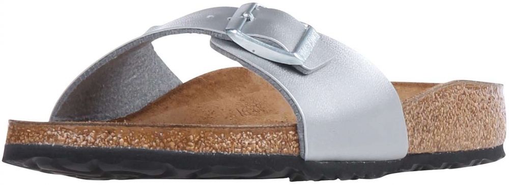 BIRKENSTOCK Žabky 'Madrid'  strieborná