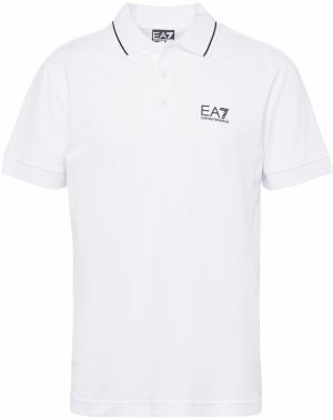 EA7 Emporio Armani Tričko  čierna / biela
