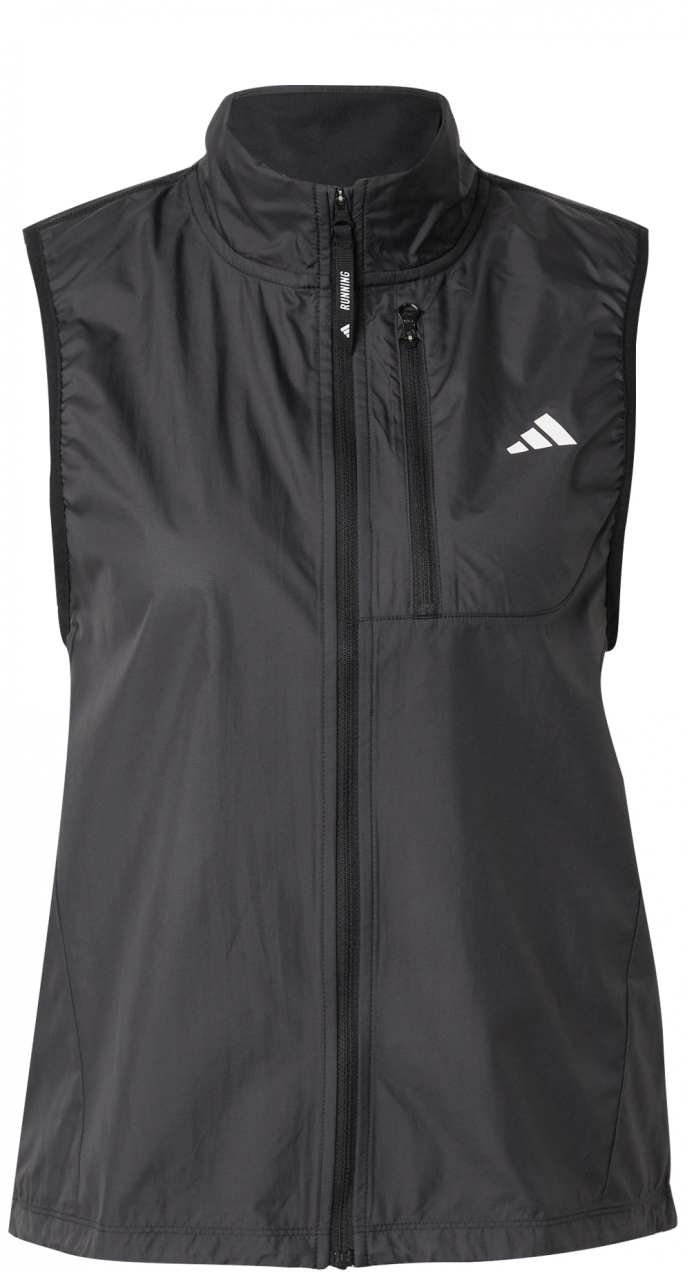 ADIDAS PERFORMANCE Športová vesta 'Own The Run'  čierna / biela