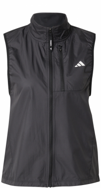 ADIDAS PERFORMANCE Športová vesta 'Own The Run'  čierna / biela