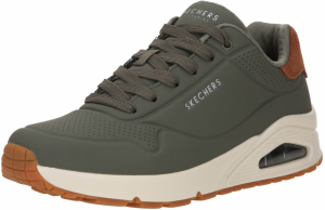 SKECHERS Nízke tenisky 'Uno - Suited On Air'  koňaková / tmavozelená