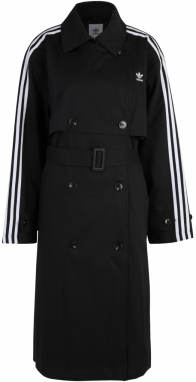 ADIDAS ORIGINALS Prechodný kabát  čierna / biela