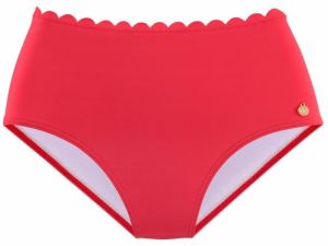 LASCANA Bikinové nohavičky 'Scallop'  červená