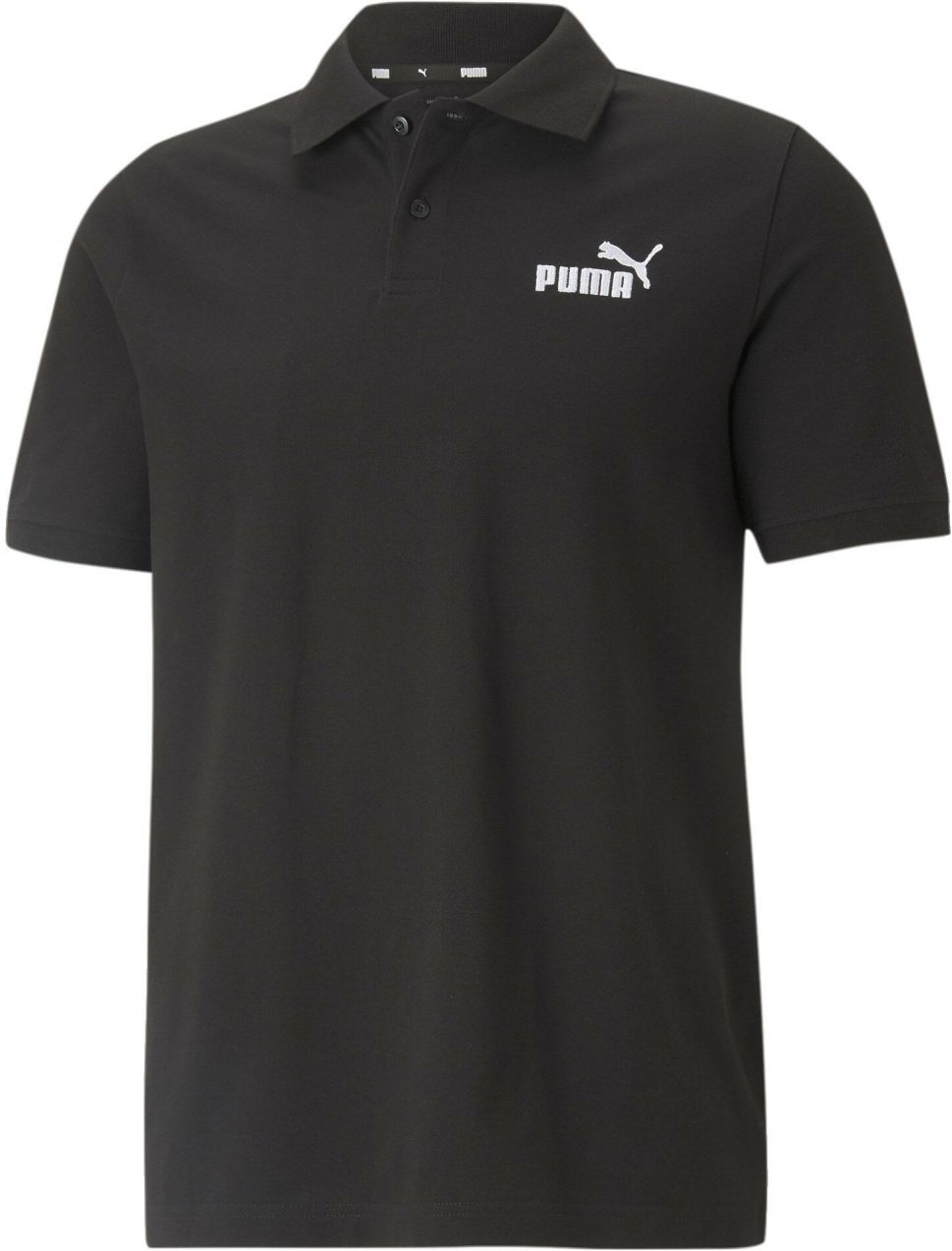 PUMA Funkčné tričko 'Essentials'  čierna / biela