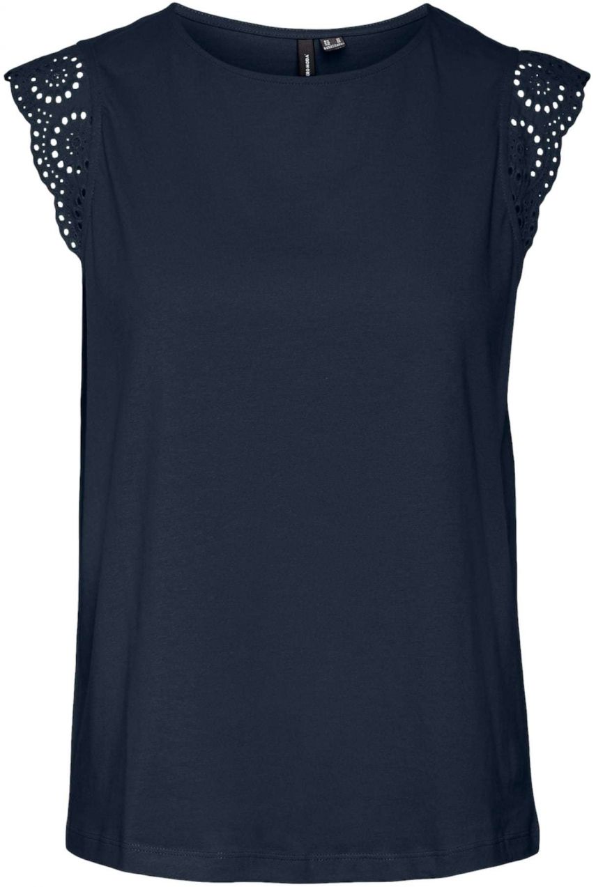 VERO MODA Tričko  námornícka modrá