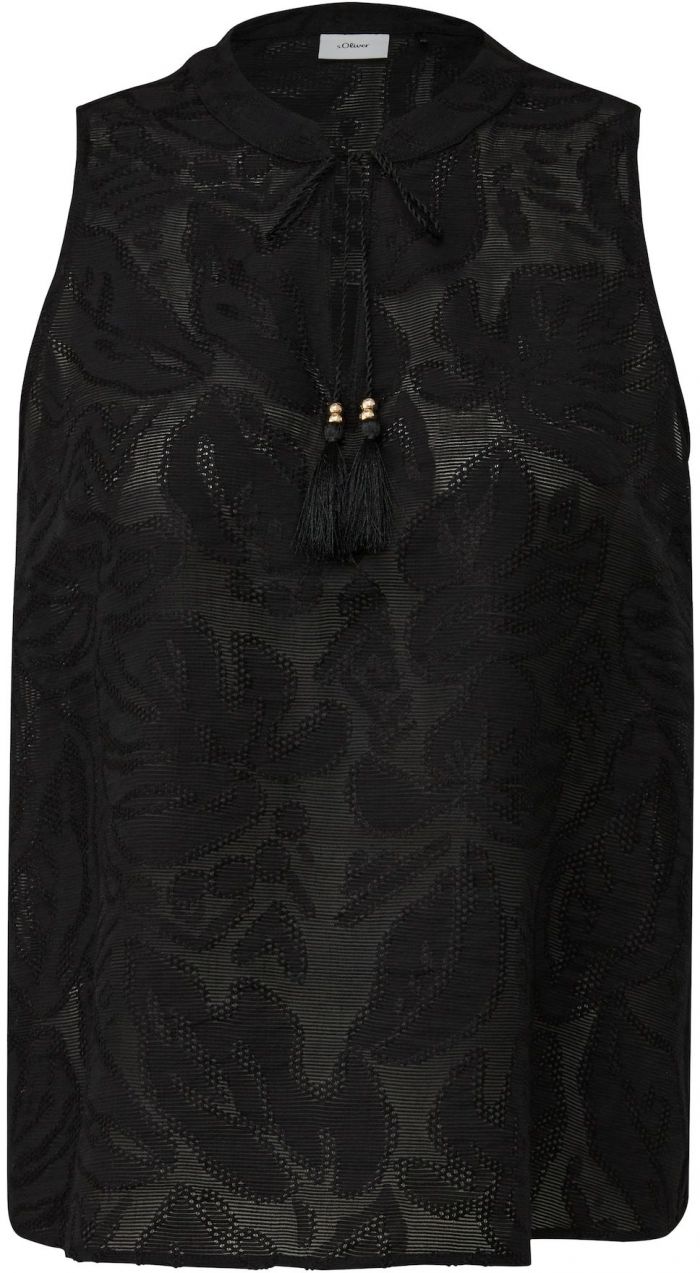 s.Oliver BLACK LABEL Blúzka  čierna