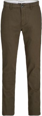 JACK & JONES Chino nohavice 'JJIMarco JJDave'  čokoládová