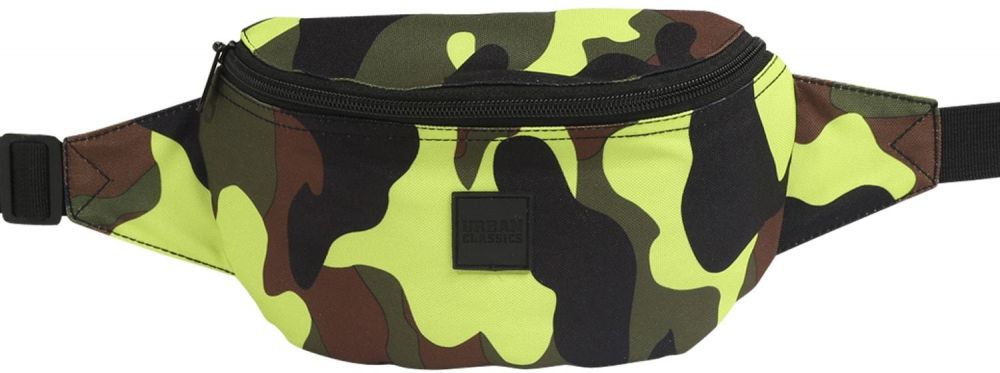 Urban Classics Ľadvinka 'Camo Hip Bag'  hnedá / zelená / kaki