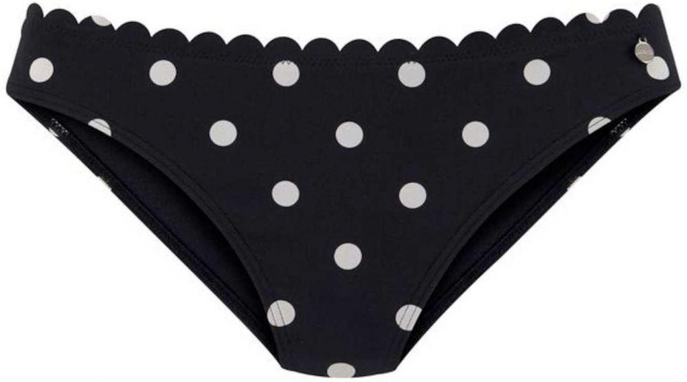 LASCANA Bikinové nohavičky 'Jada'  čierna / biela