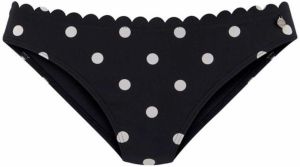 LASCANA Bikinové nohavičky 'Jada'  čierna / biela