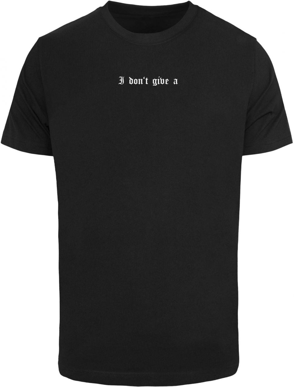 Mister Tee Tričko 'I Don't Give A'  čierna / biela