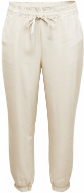 Vero Moda Curve Nohavice  béžová