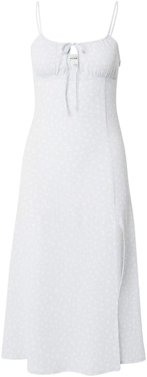 Monki Letné šaty  svetlomodrá / biela