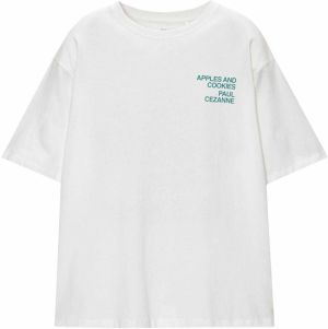 Pull&Bear Tričko  petrolejová / oranžová / červená / biela