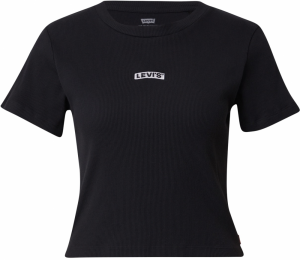 LEVI'S ® Tričko 'ESSENTIAL'  čierna / šedobiela