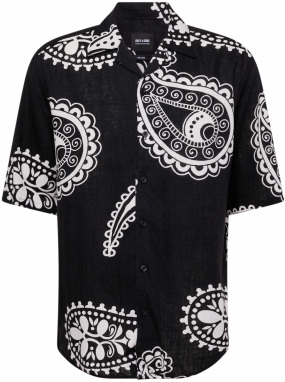 Only & Sons Košeľa 'ONSAustin'  čierna / biela