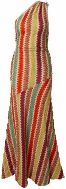TOPSHOP Šaty  žltá / zelená / červená / biela