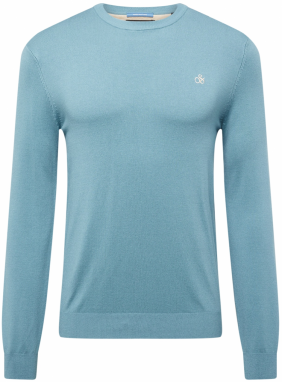 SCOTCH & SODA Sveter 'Essential'  modrozelená