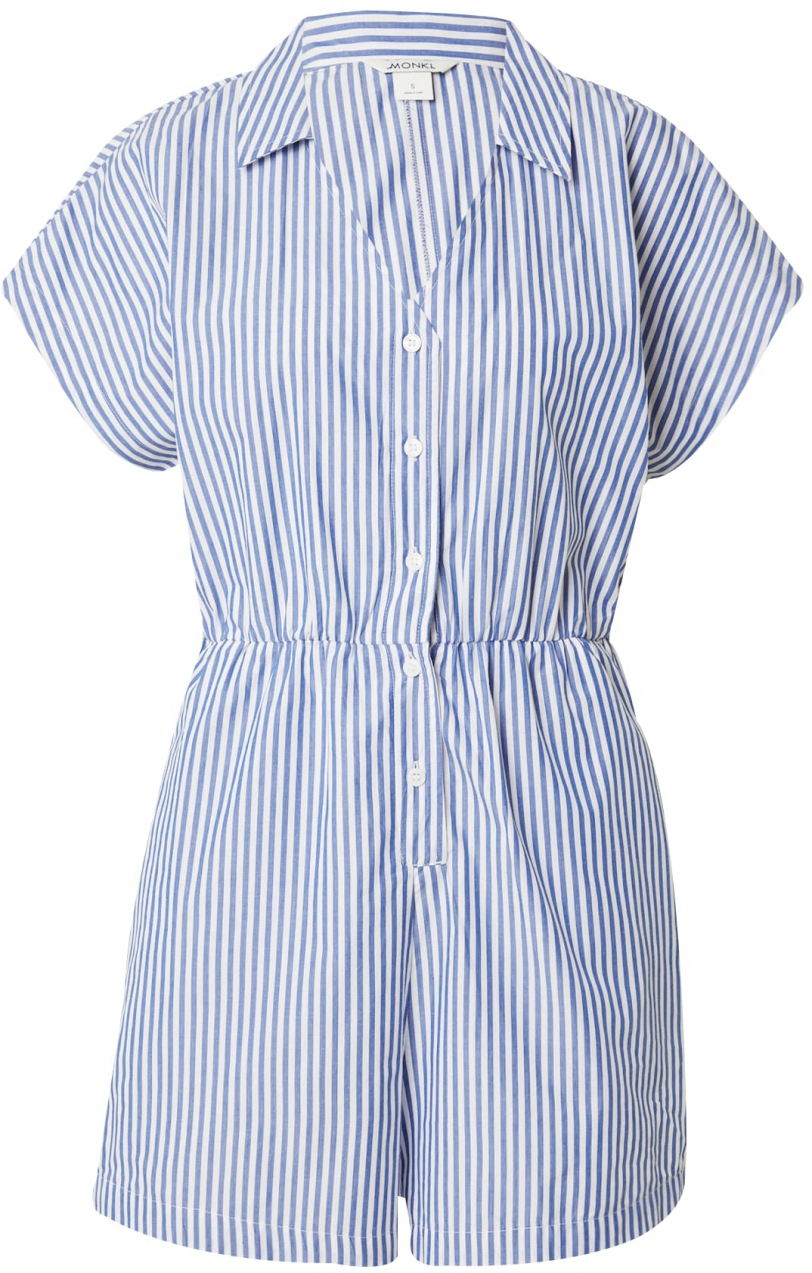 Monki Overal  modrá / biela