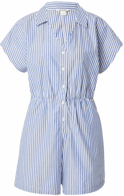 Monki Overal  modrá / biela