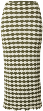 TOPSHOP Sukňa  béžová / olivová