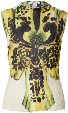 TOPSHOP Top  svetlobéžová / žltá / jablková / čierna