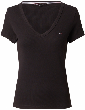Tommy Jeans Tričko 'Essential'  námornícka modrá / červená / čierna / biela