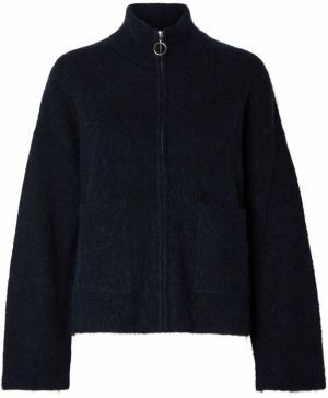 SELECTED FEMME Kardigán 'SLFSIA RAS'  zafírová