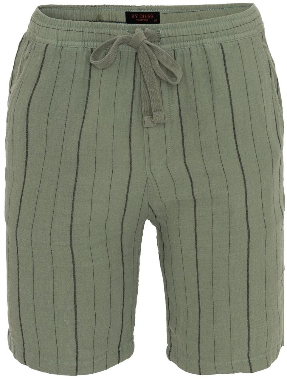 By Diess Collection Nohavice  antracitová / pastelovo zelená