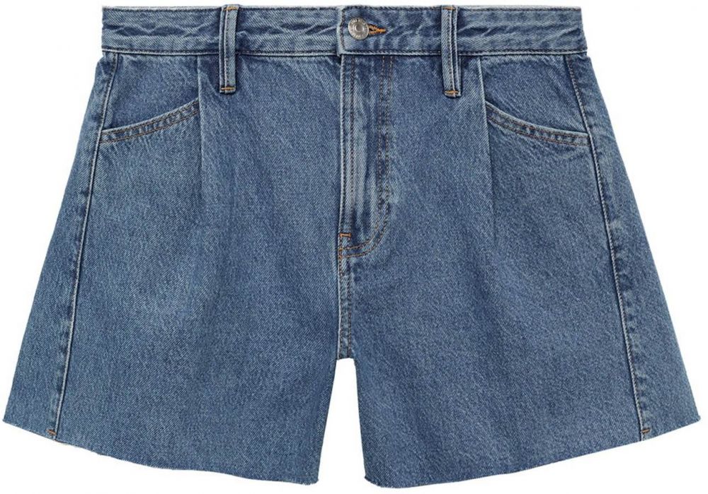 MANGO Plisované rifle 'Ibiza'  modrá denim