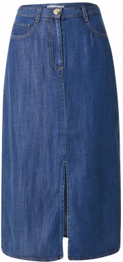 SOAKED IN LUXURY Sukňa 'Friday'  modrá denim