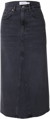 & Other Stories Sukňa  čierny denim