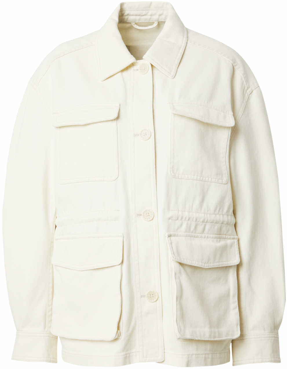 & Other Stories Prechodná bunda  biely denim