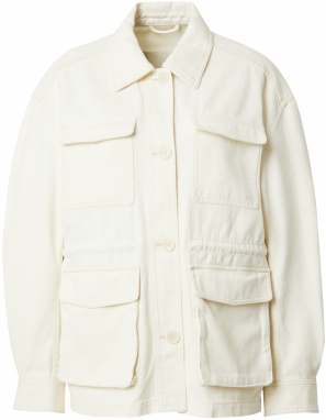 & Other Stories Prechodná bunda  biely denim