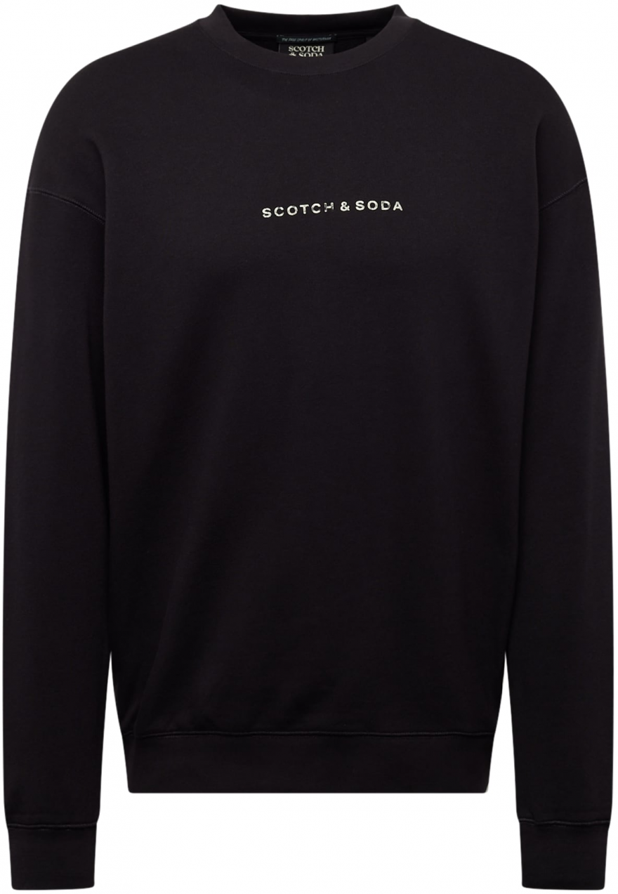 SCOTCH & SODA Mikina  čierna / biela