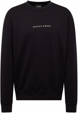 SCOTCH & SODA Mikina  čierna / biela