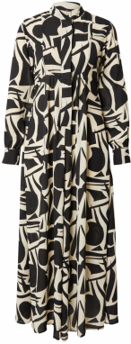 ONLY Košeľové šaty  béžová / čierna