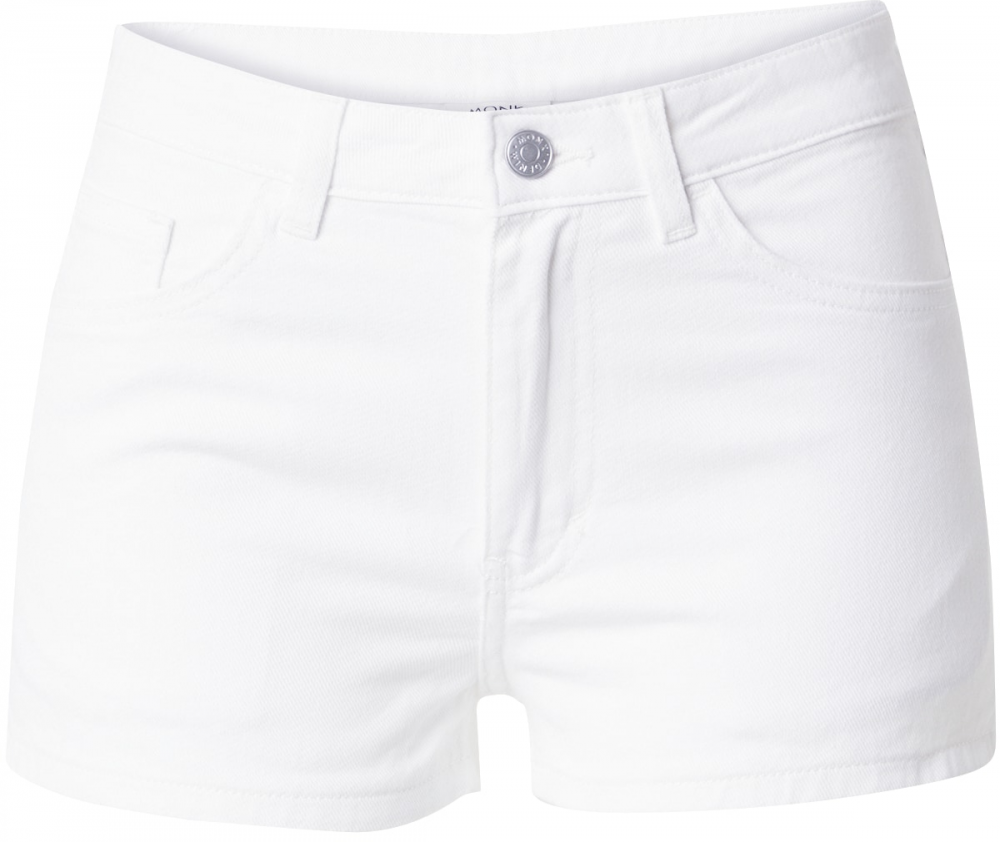 Monki Džínsy  biely denim