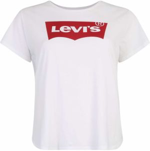 Levi's® Plus Tričko 'The Perfect Tee '  červená / biela