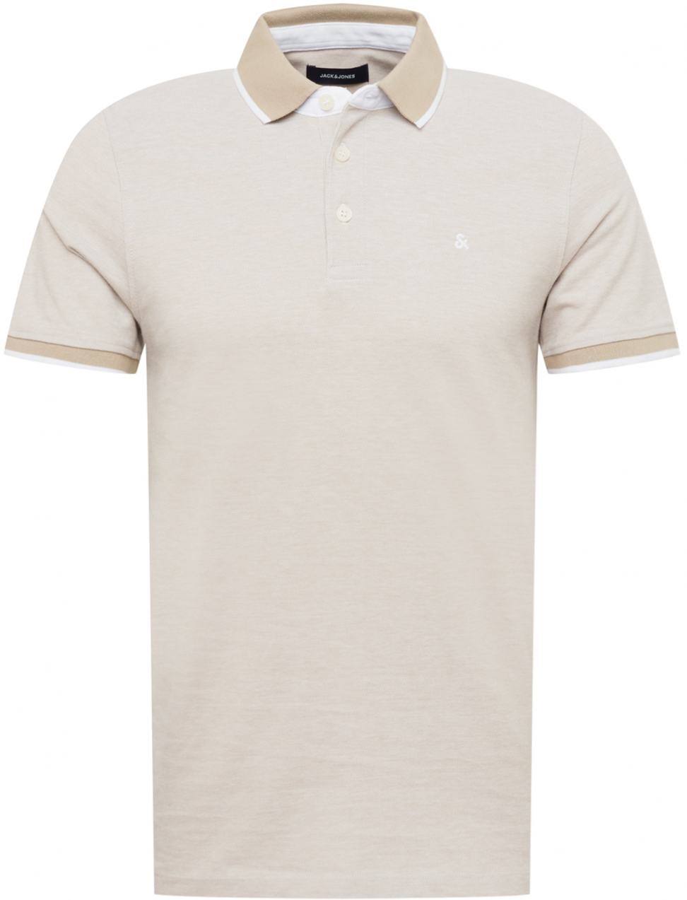 JACK & JONES Tričko 'JJEPaulos'  béžová