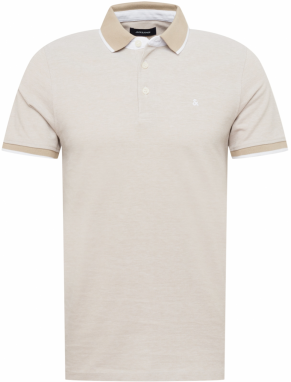 JACK & JONES Tričko 'JJEPaulos'  béžová